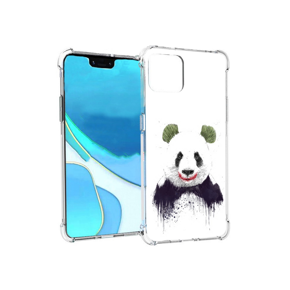 

Чехол MyPads Tocco для Google Pixel 4 XL панда джокер, Прозрачный, Tocco