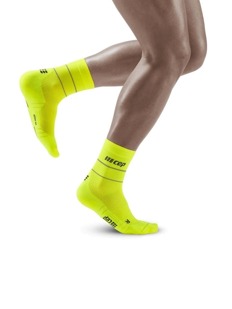 Носки мужские CEP Reflective Socks желтые 42-44