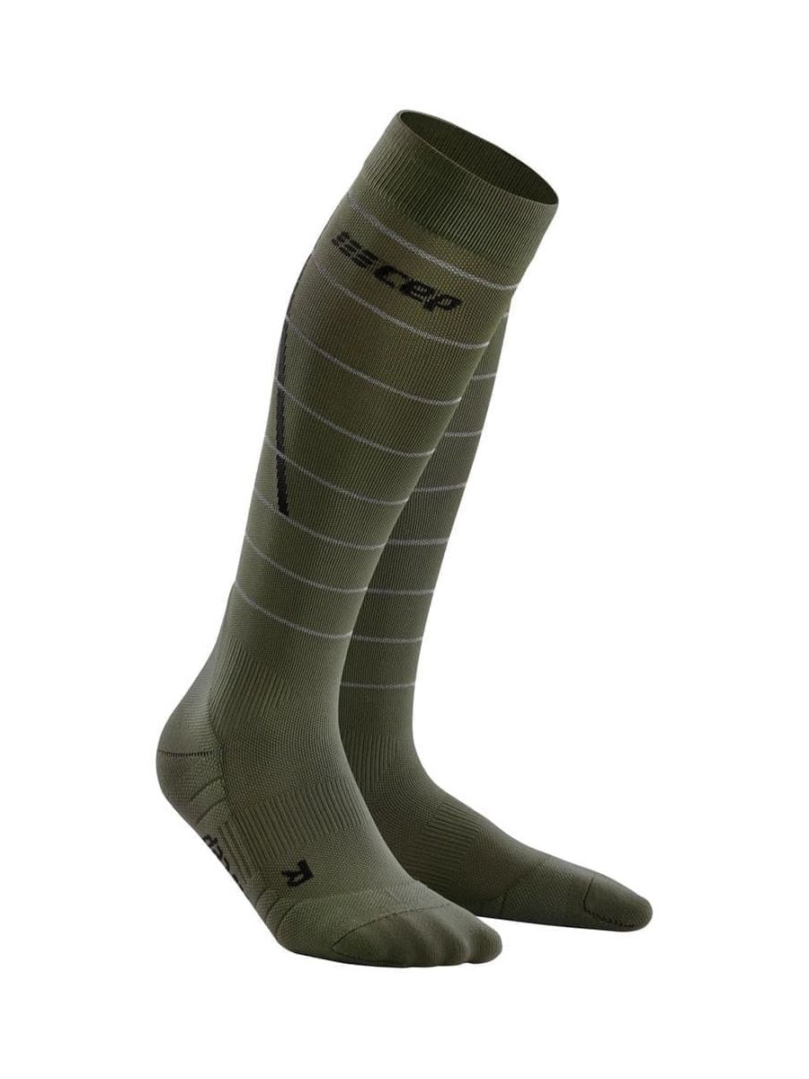 

Носки мужские CEP Reflective Socks зеленые 45-48, Reflective Socks