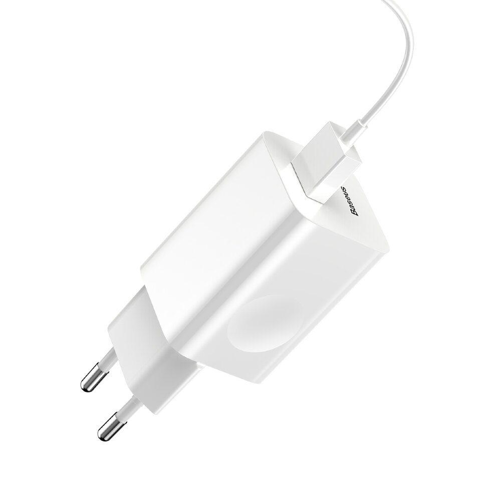 

Сетевое зарядное устройство Baseus Charging Quick 1x USB Type-A 3 А белый (CCALLBX02)