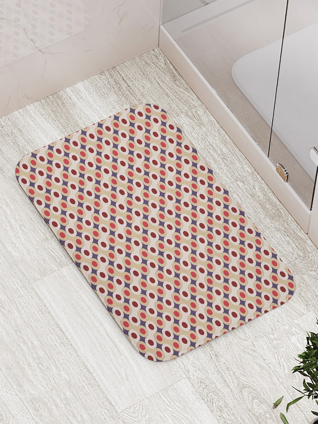 

Коврик противоскользящий для ванной, сауны, бассейна, 77х52 см bath_58211 JoyArty