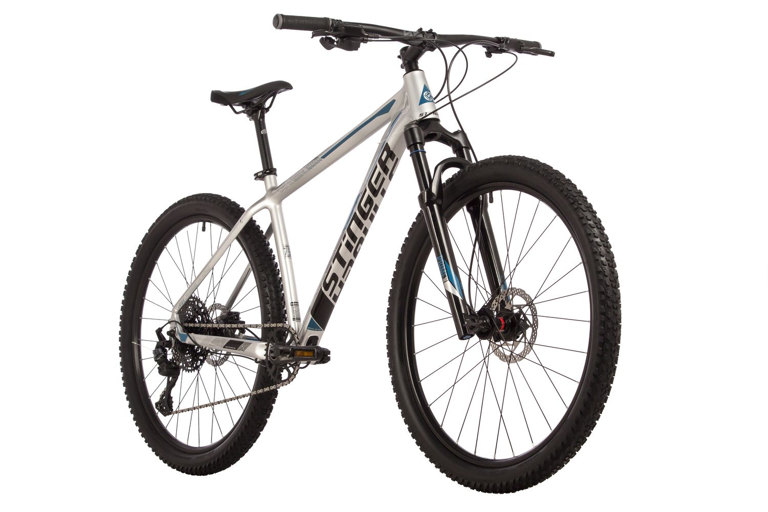 Велосипед STINGER 275 RELOAD STD серебристый алюминий размер 16 6220000₽