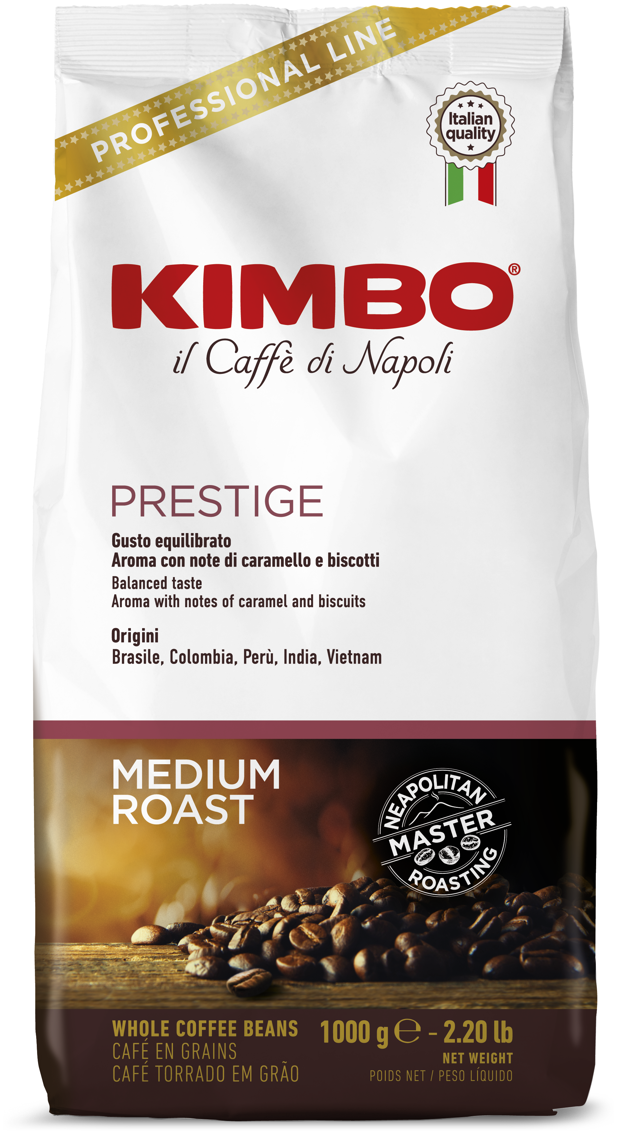 Кофе в зернах Kimbo espresso bar prestige 1 кг