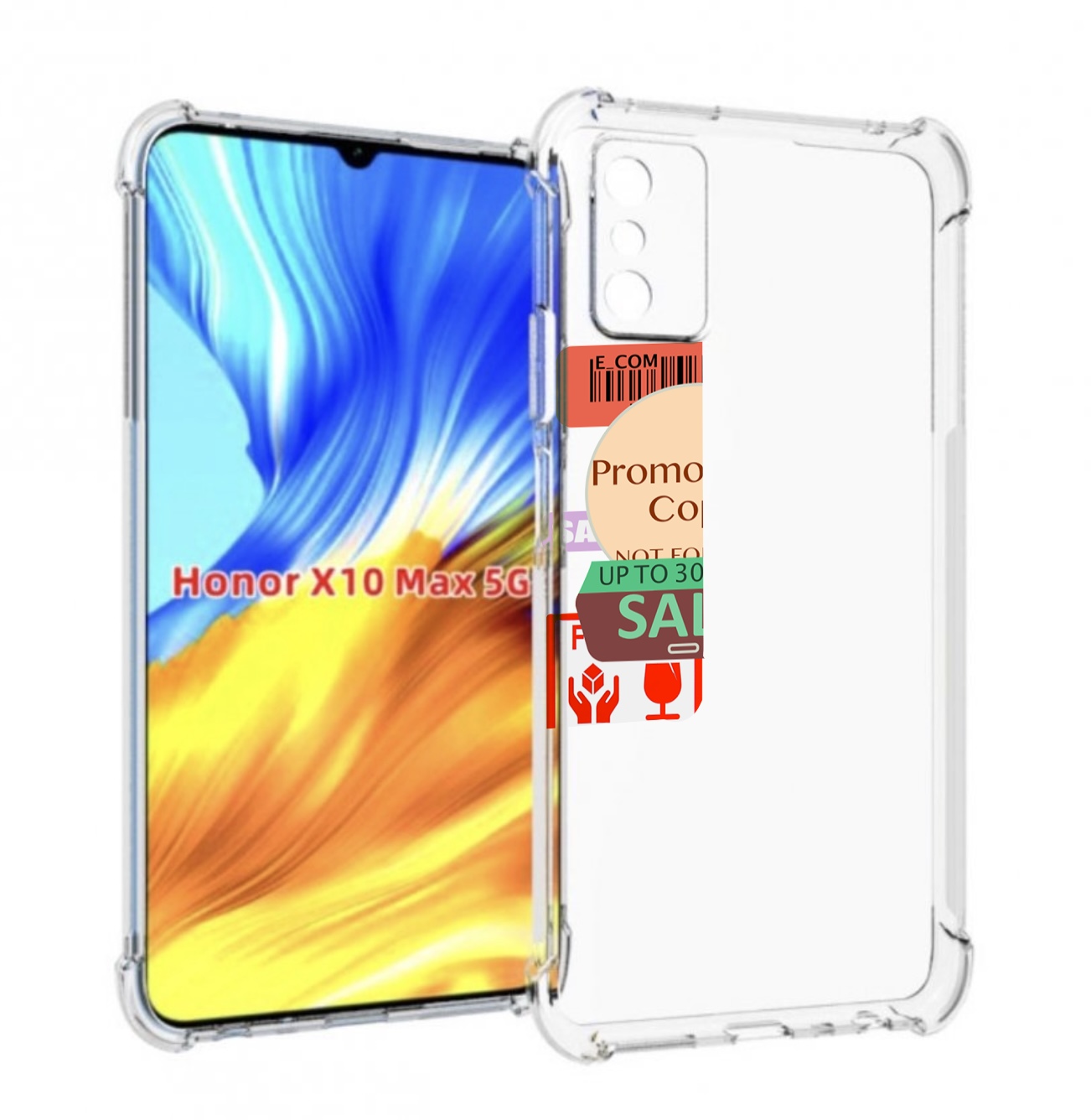 

Чехол MyPads скидочные-купоны-принт для Honor X10 Max, Прозрачный, Tocco