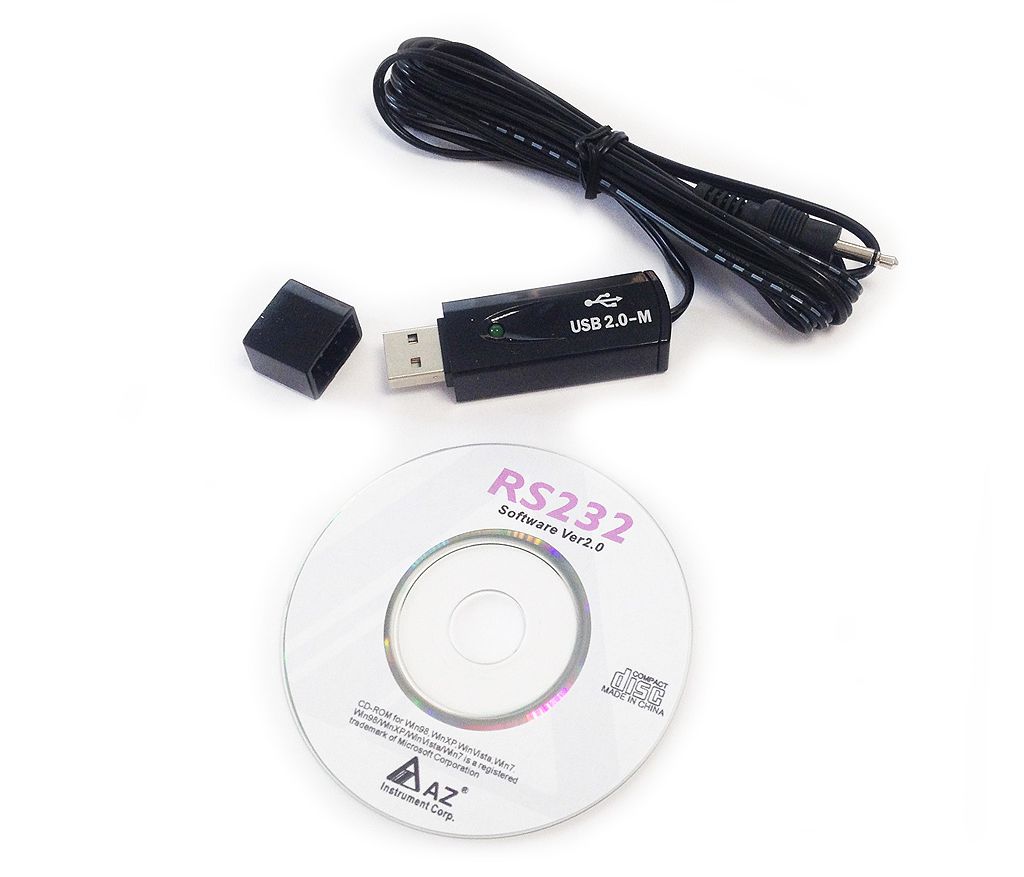 

USB20M Программное обеспечение и кабель USB для оборудования AZ Instrument