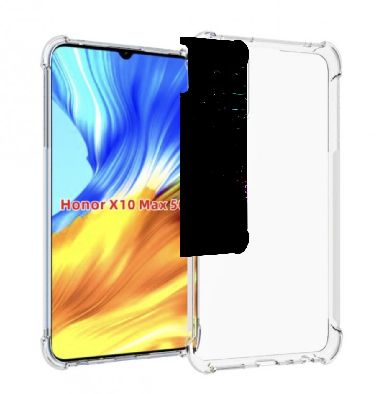 

Чехол MyPads скелет-робот-фиолетовый для Honor X10 Max, Прозрачный, Tocco