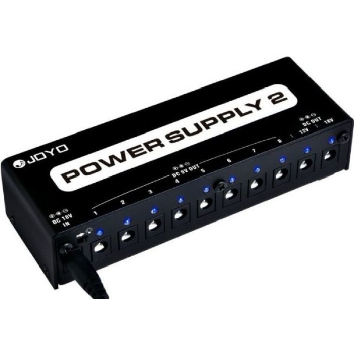 

Joyo Jp-02 Multi-power Supply блок питания для педалей эффектов 9Вх8шт 12Вх1шт 18Вх1шт