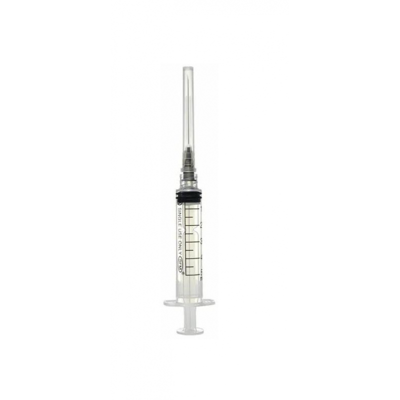 

Шприц 3-х компонентный одноразовый SFM Luer Lock 22G 0,7x40 5мл 100 шт., Прозрачный;черный
