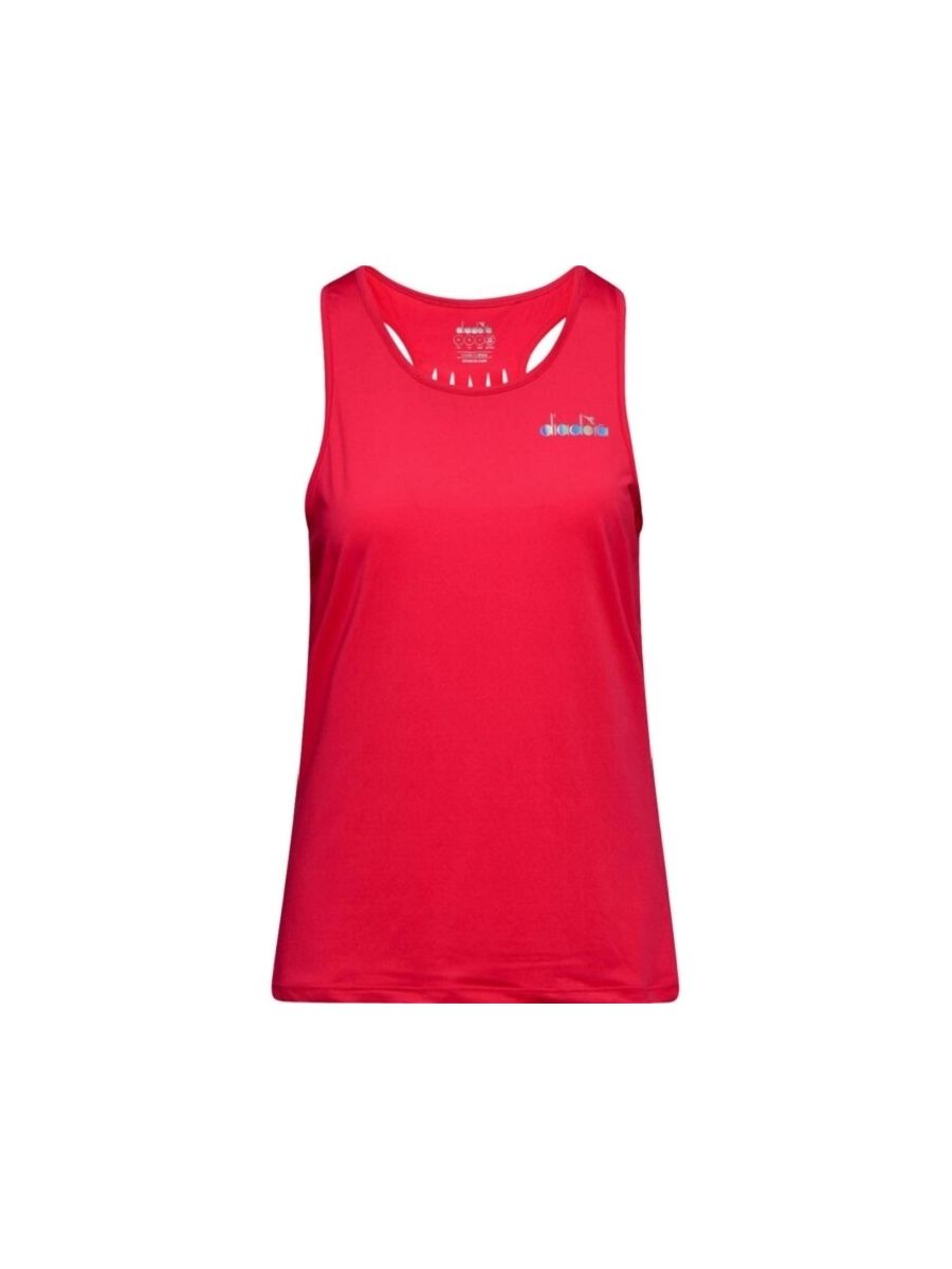 Майка женская Diadora L. Tank Easy Tennis красная XL