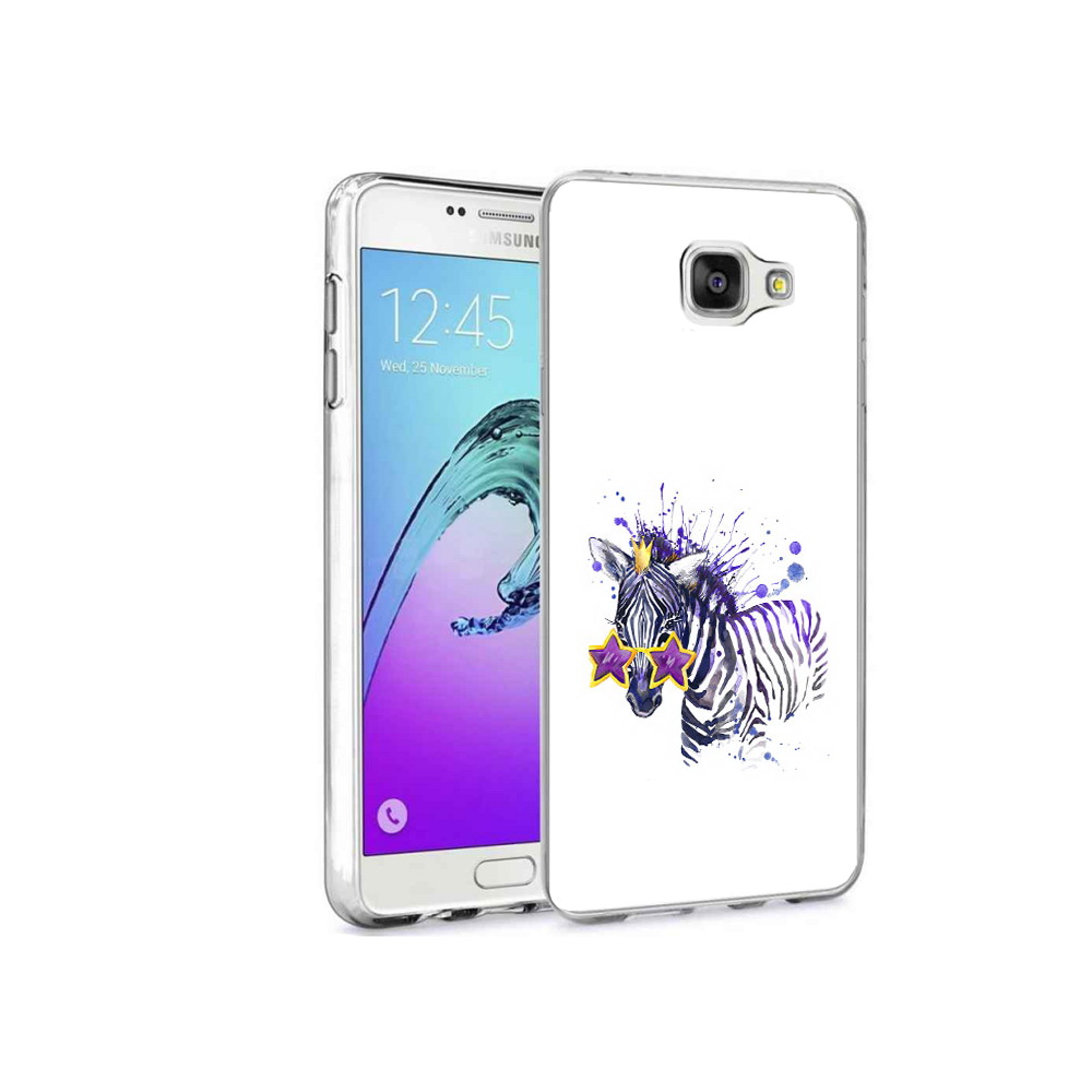 Чехол MyPads Tocco для Samsung Galaxy A9 Pro акварельная зебра (PT52968.556.215)