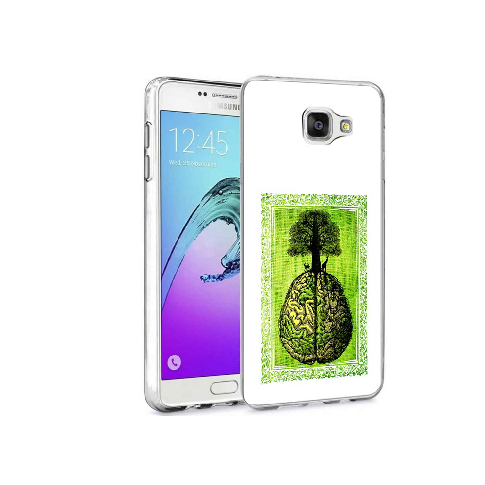 

Чехол MyPads Tocco для Samsung Galaxy A9 Pro абстракция здоровый мозг (PT52968.556.211), Прозрачный, Tocco