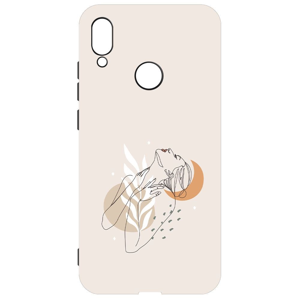

Чехол-накладка Krutoff Soft Case Женственность для Xiaomi Redmi Note 7 черный