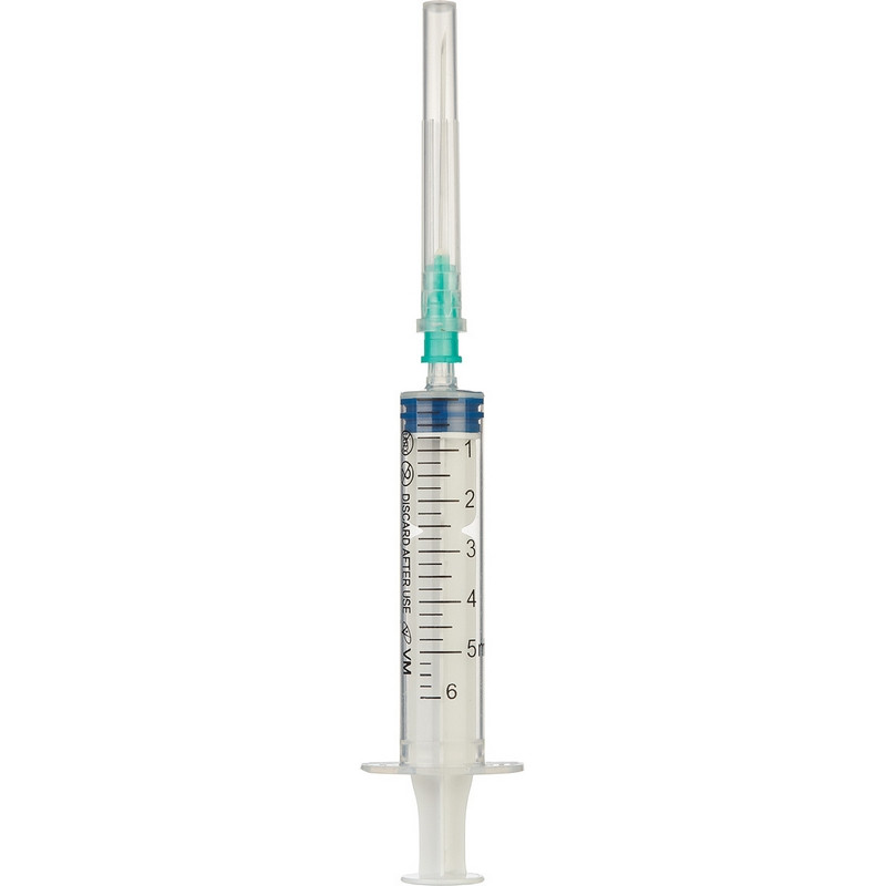 

Шприц 3-х компонентный одноразовый Vogt Medical 21G 0,8x40 5 мл 10 шт.