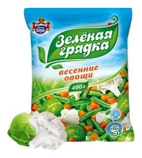 Весенние овощи Русский Холодъ Зеленая грядка 400 г