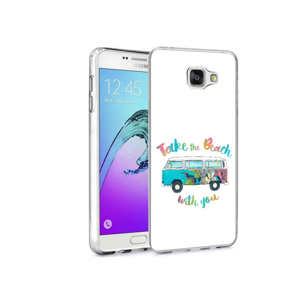 

Чехол MyPads Tocco для Samsung Galaxy A9 Pro Хиппи автобус (PT52968.556.190), Прозрачный, Tocco