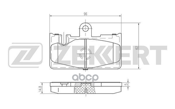 

Колодки Торм. Диск. Задн. Lexus Ls 430 (Ucf30) 00- Zekkert bs-2099