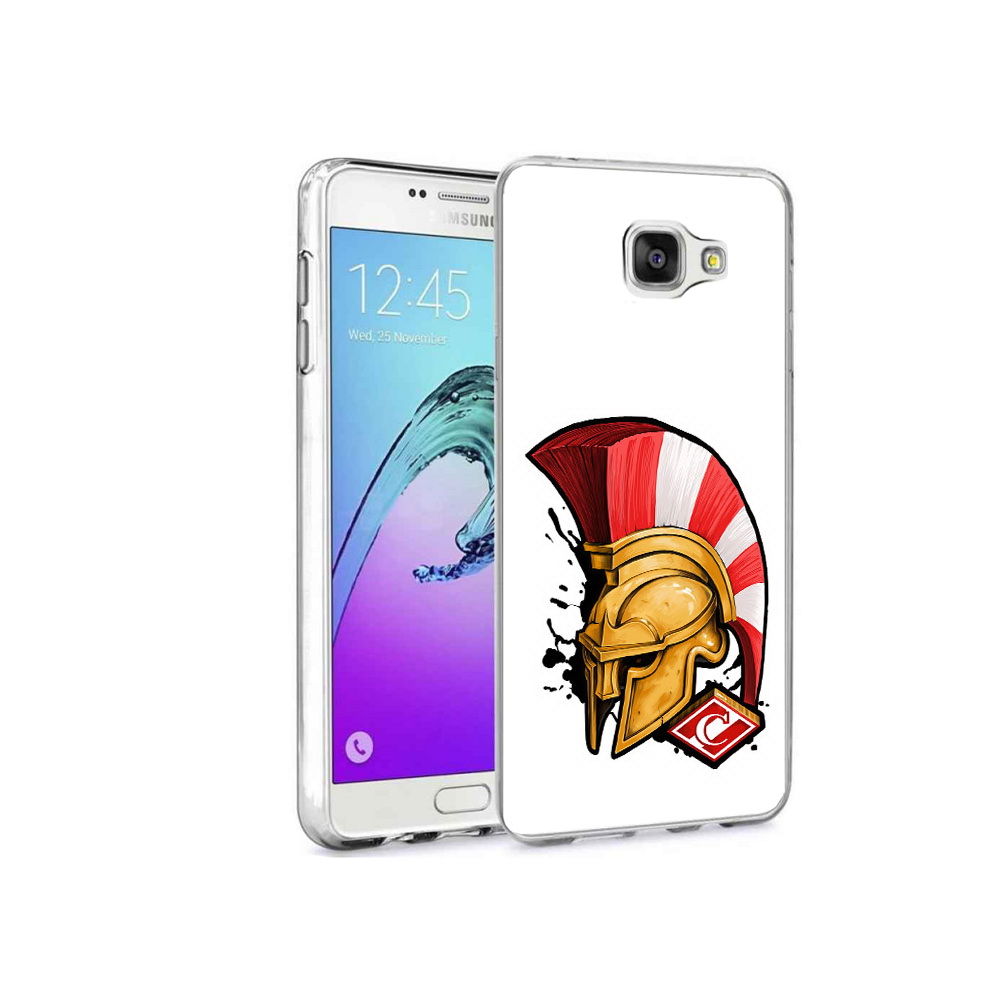 

Чехол MyPads Tocco для Samsung Galaxy A9 Pro ФК спартак шлем (PT52968.556.185), Прозрачный, Tocco