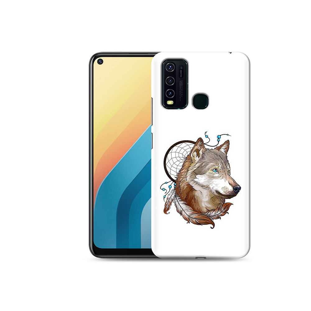 

Чехол MyPads Tocco для Vivo Y30 волк и ловец снов (PT149334.437.269), Прозрачный, Tocco