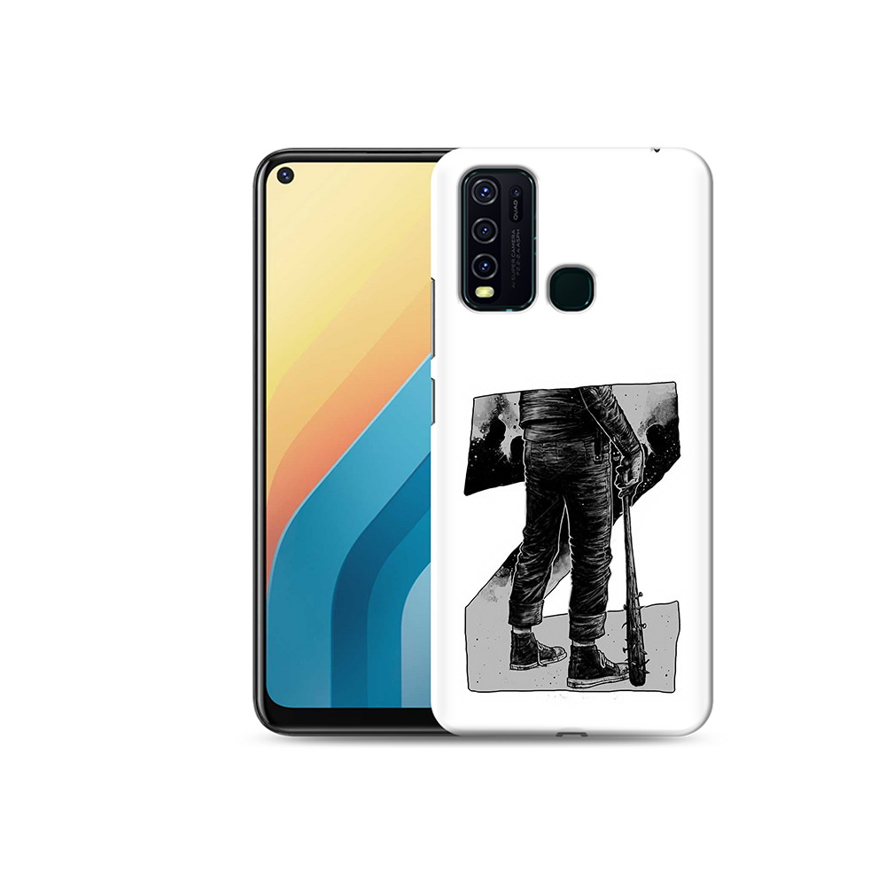 

Чехол MyPads Tocco для Vivo Y30 воин черно белый (PT149334.437.265), Tocco