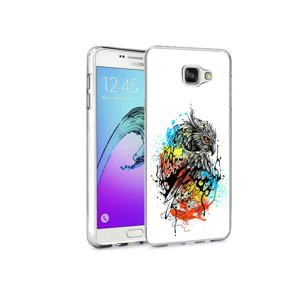 

Чехол MyPads Tocco для Samsung Galaxy A9 Pro Творческая сова (PT52968.556.170), Прозрачный, Tocco