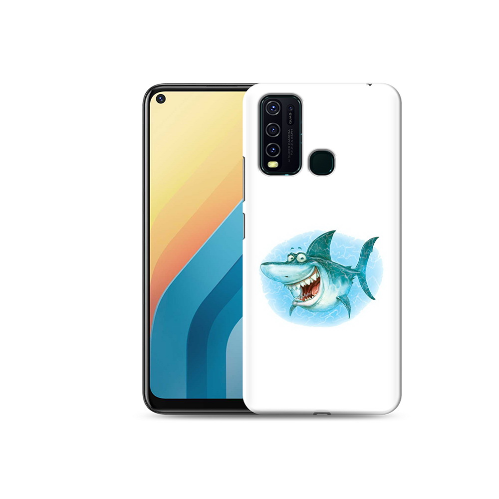

Чехол MyPads Tocco для Vivo Y30 веселая акула (PT149334.437.261), Прозрачный, Tocco