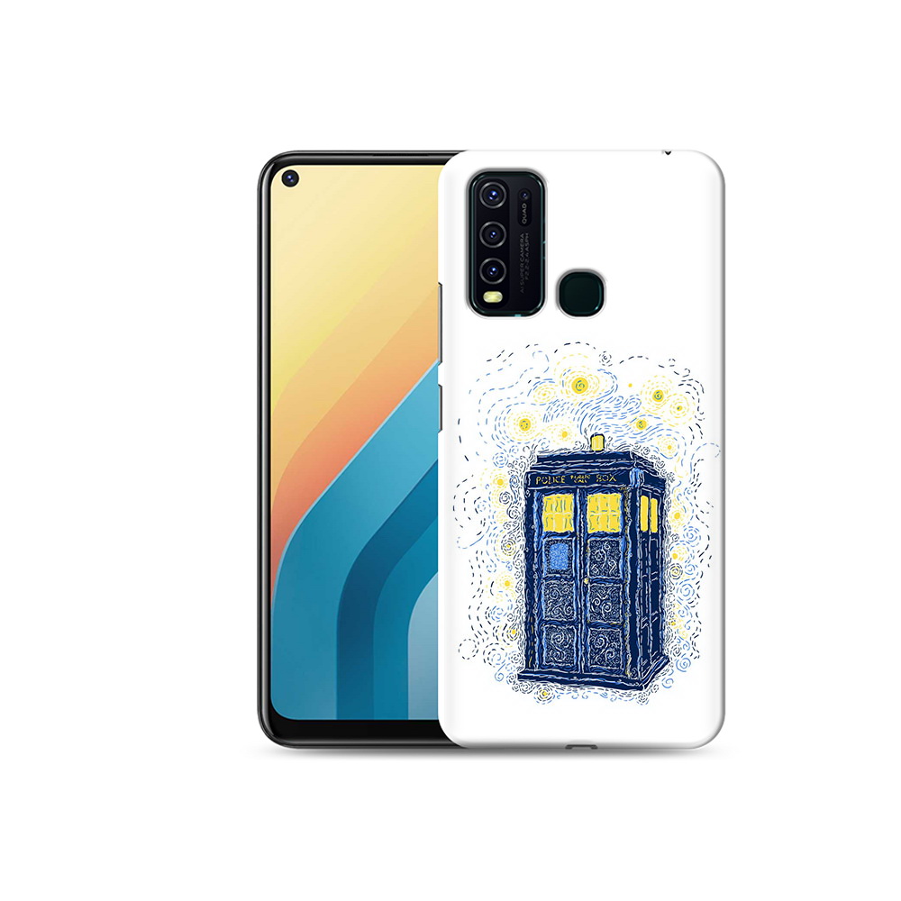 

Чехол MyPads Tocco для Vivo Y30 будка рисунок (PT149334.437.249), Прозрачный, Tocco