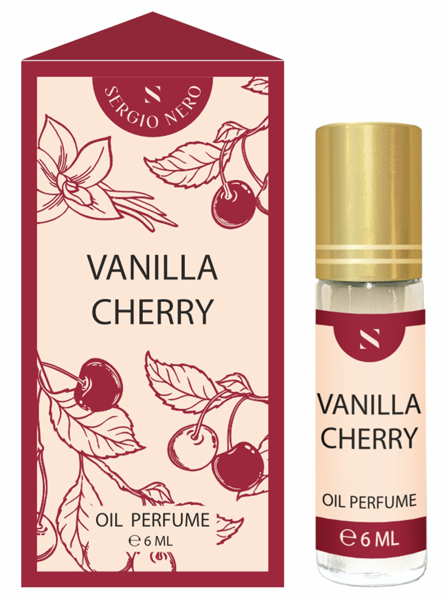 Духи Sergio Nero женские масляные Ванильная вишня Vanilla Cherry 6мл