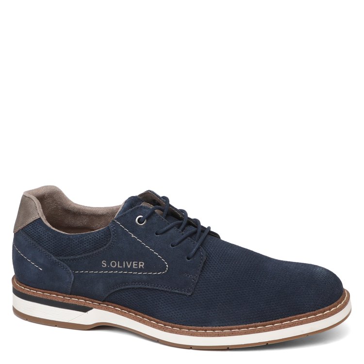 Полуботинки мужские sOliver 5-5-13200-42 синие 44 EU 10280₽