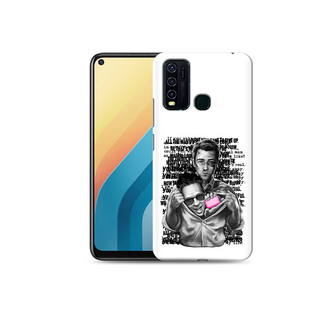 

Чехол MyPads Tocco для Vivo Y30 бойцовский клуб (PT149334.437.242), Прозрачный, Tocco