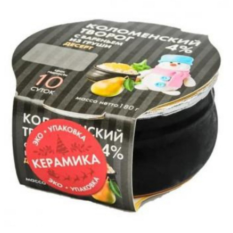 

Творог Коломенское молоко с вареньем из груши 4% 180 г
