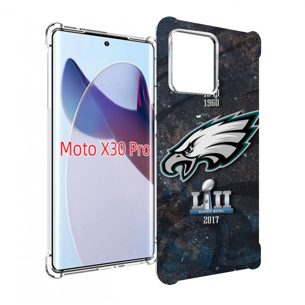 

Чехол MyPads филадельвия иглс регби мужской для Motorola Moto X30 Pro, Прозрачный, Tocco