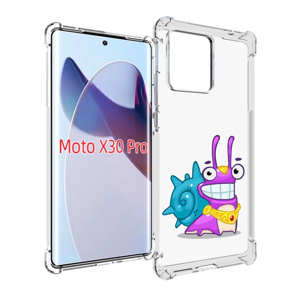 

Чехол MyPads улитка-принц для Motorola Moto X30 Pro, Прозрачный, Tocco