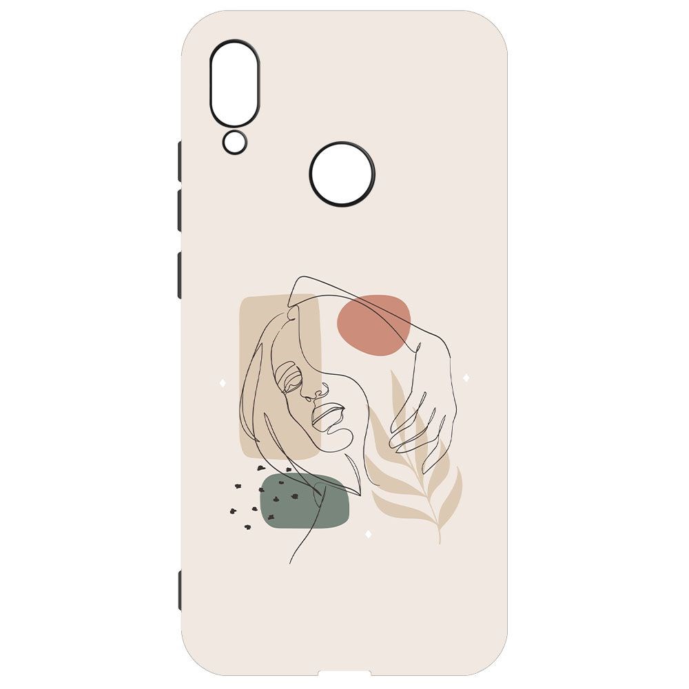 

Чехол-накладка Krutoff Soft Case Грациозность для Xiaomi Redmi Note 7 черный