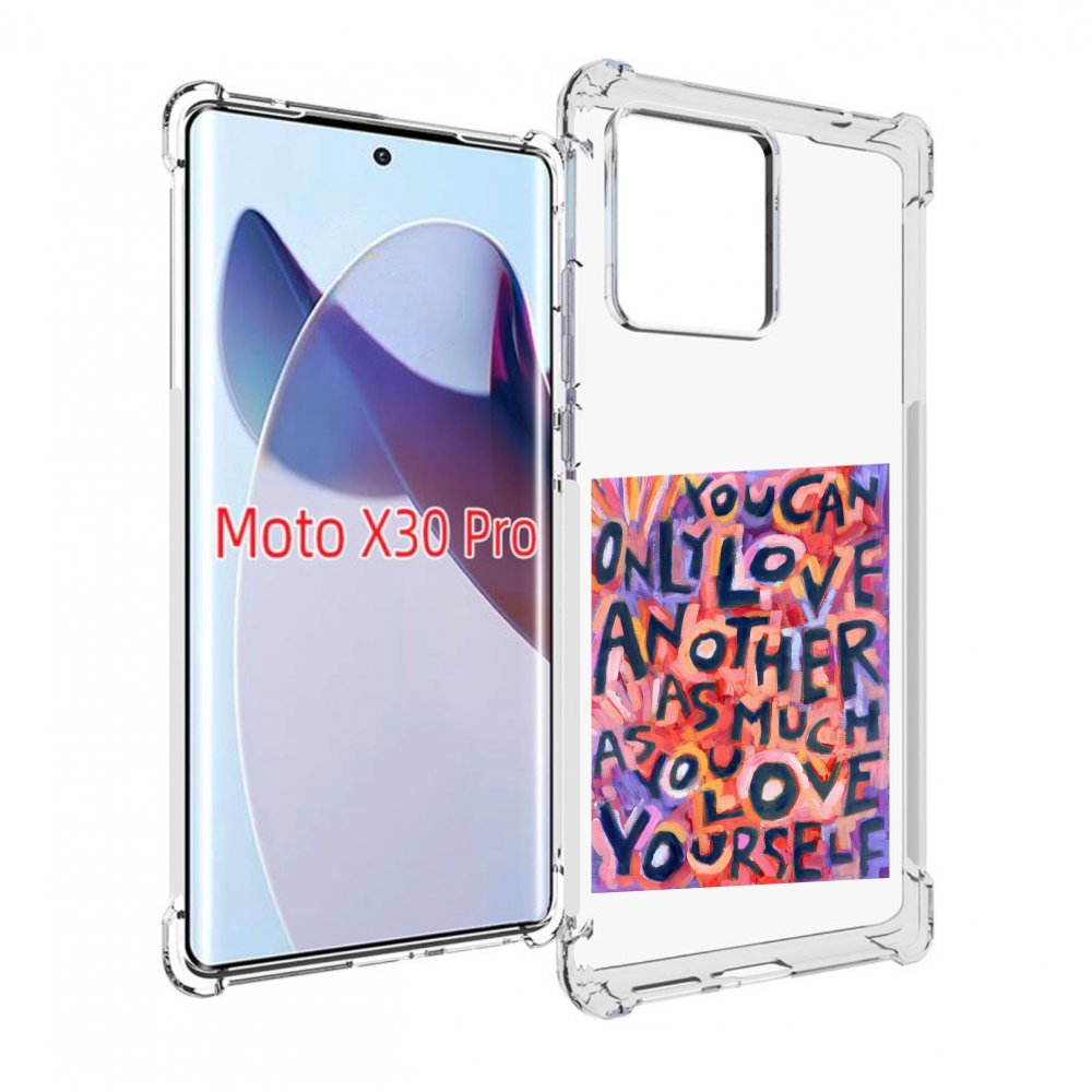 

Чехол MyPads ты-можешь-только-любить для Motorola Moto X30 Pro, Прозрачный, Tocco