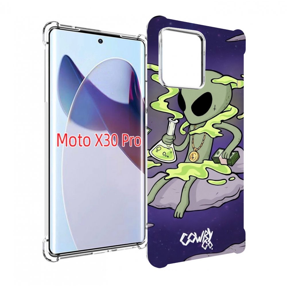 

Чехол MyPads токсичный инопланетянин для Motorola Moto X30 Pro, Прозрачный, Tocco