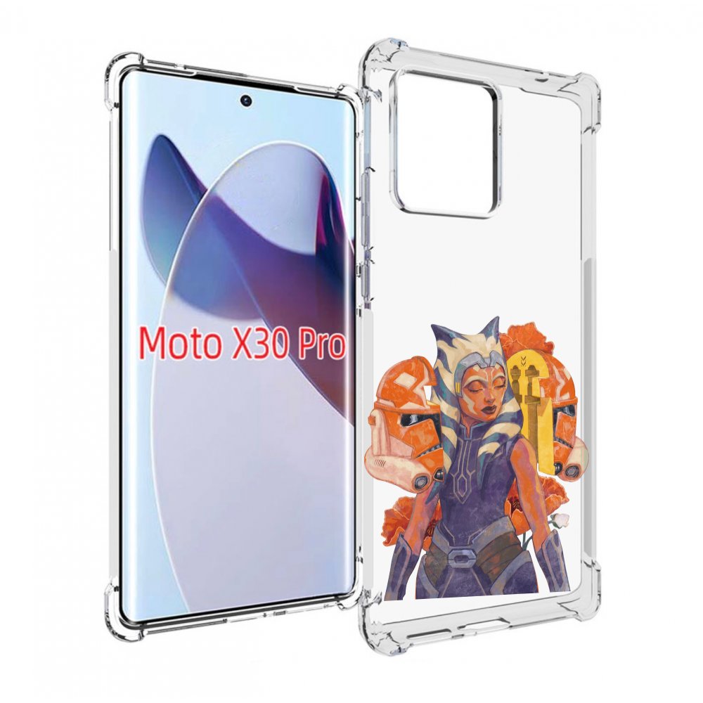 

Чехол MyPads тогрута-асока-тано для Motorola Moto X30 Pro, Прозрачный, Tocco