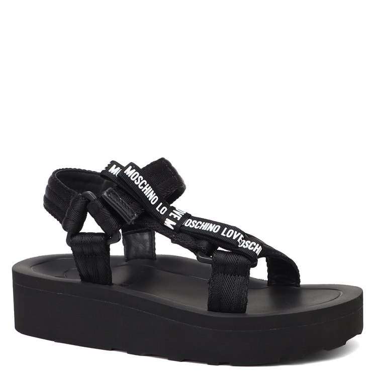 

Сандалии женские Love Moschino JA16444I черные 40 EU, Черный, JA16444I