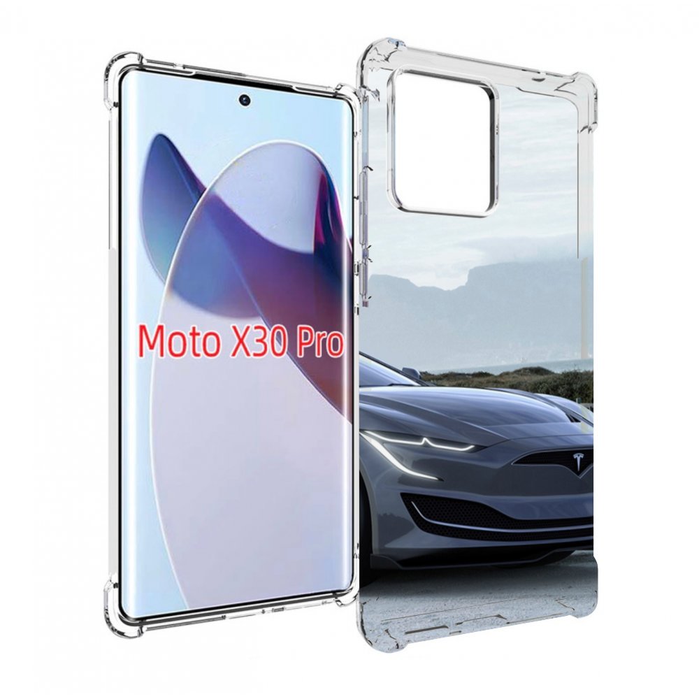 

Чехол MyPads тесла tesla 2 мужской для Motorola Moto X30 Pro, Прозрачный, Tocco