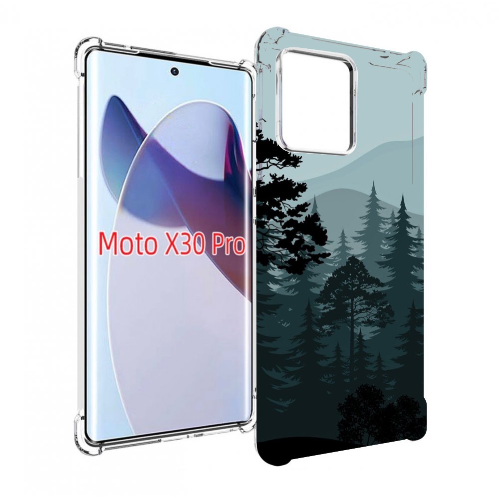 

Чехол MyPads темный лесочек для Motorola Moto X30 Pro, Прозрачный, Tocco