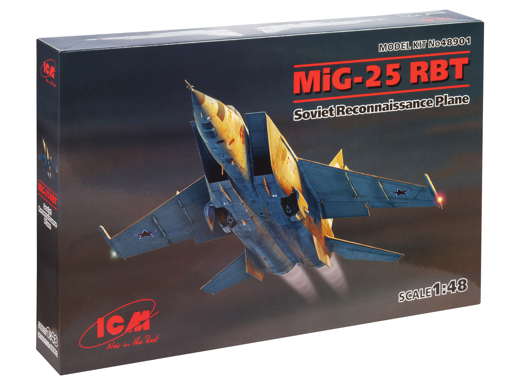 

Сборная модель ICM 1/48 МuГ-25 РБТ, Советский самолет-разведчик 48901