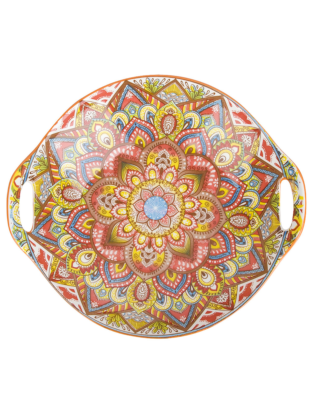 

Блюдо сервировочное с ручками Nouvelle Arabesque фарфор 22,5х20,5х4,5 см 860092