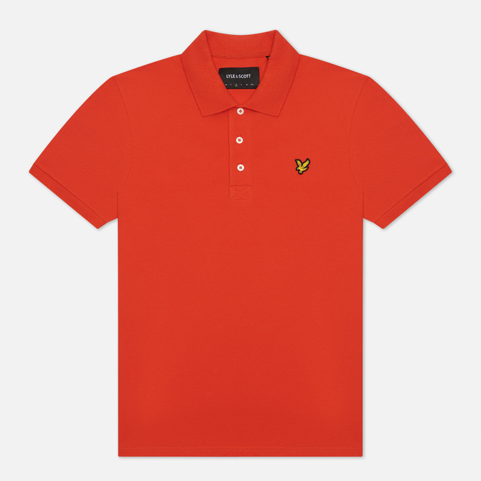 фото Футболка-поло мужская lyle & scott sp400vog красная xl lyle&scott