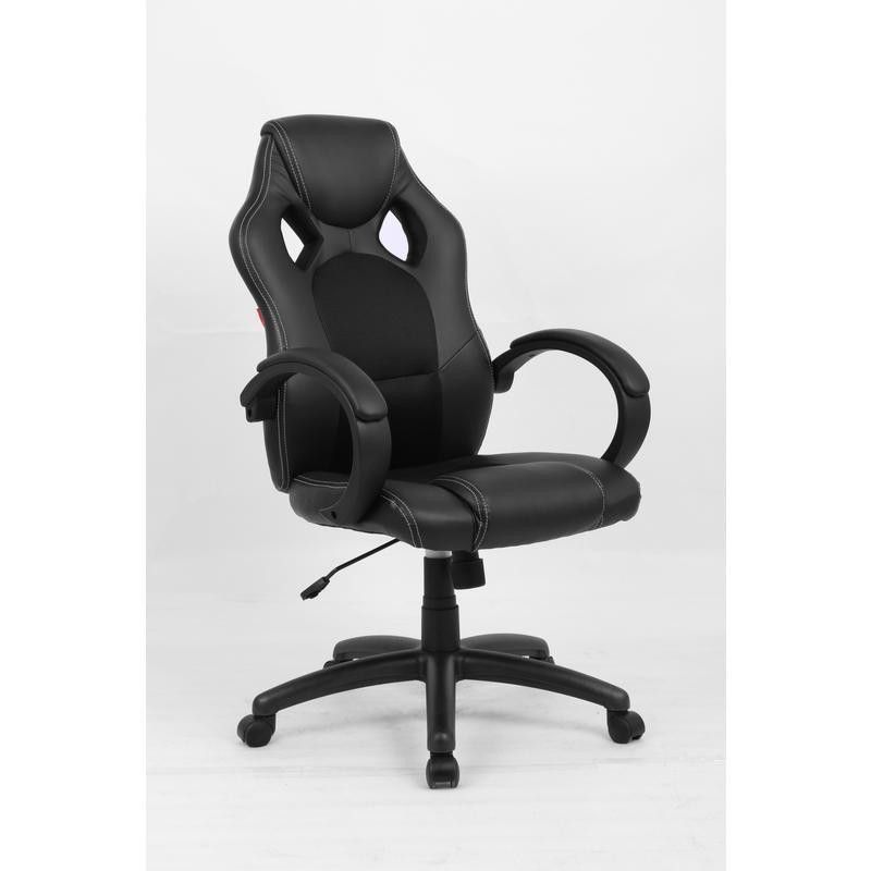 фото Кресло игровое bn_hg_echair-653 tpu кожзам черный, пластик черный nobrand