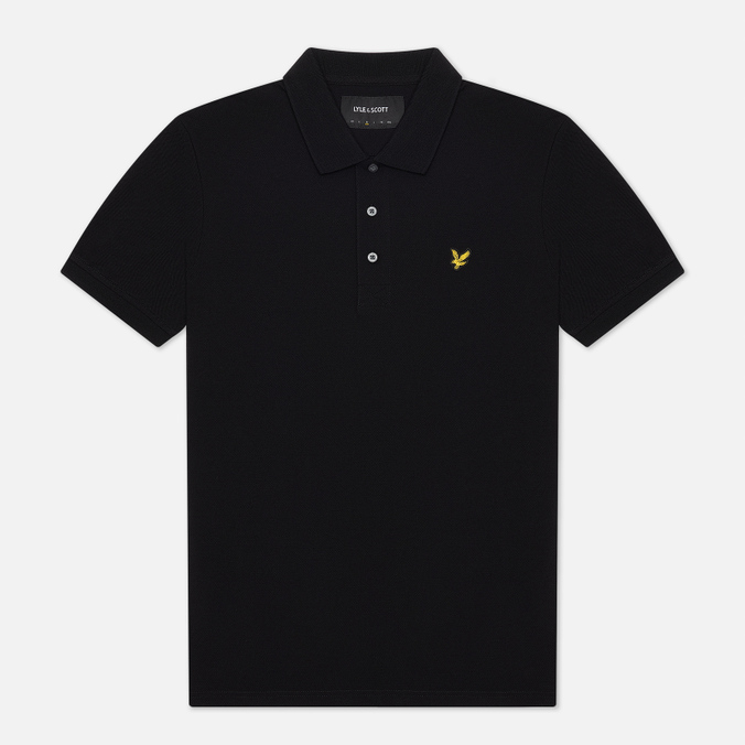 фото Футболка-поло мужская lyle & scott sp400vb черная s lyle&scott