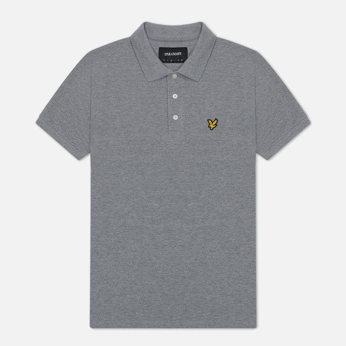 фото Футболка-поло мужская lyle & scott sp400vb серая s lyle&scott