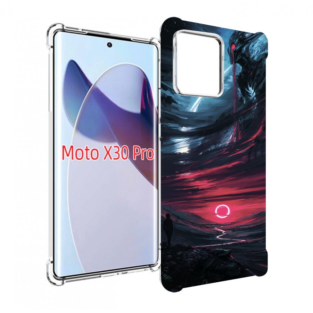 

Чехол MyPads страшный мир для Motorola Moto X30 Pro, Прозрачный, Tocco