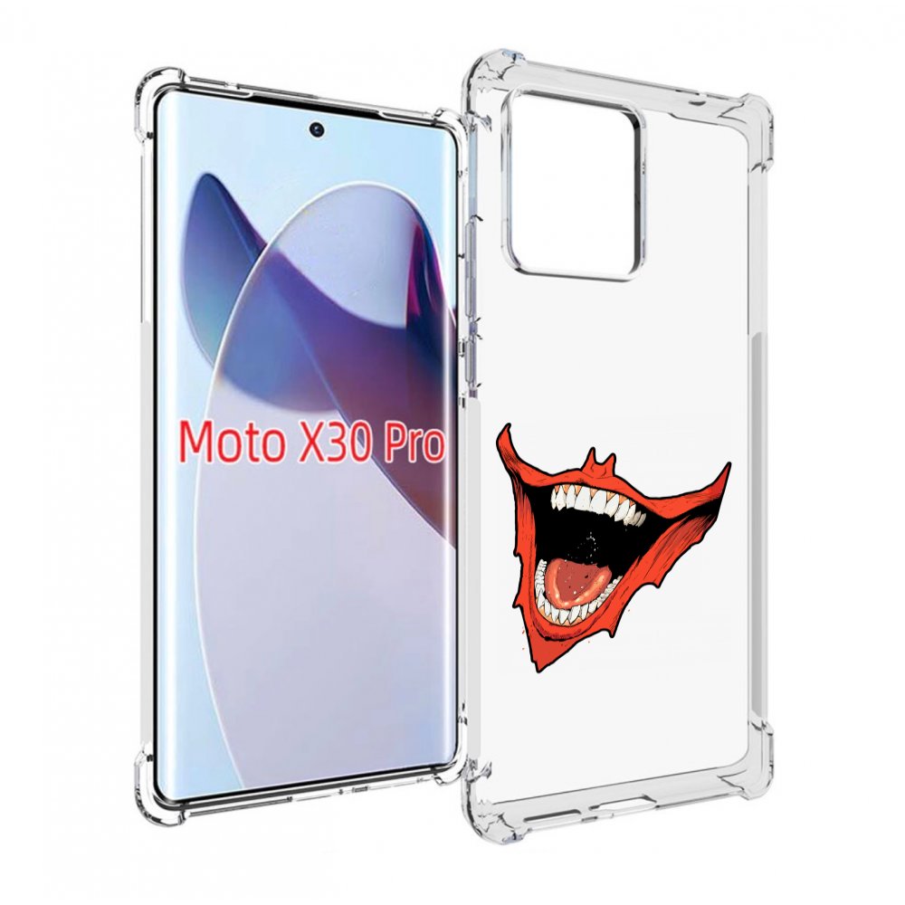 

Чехол MyPads страшная-улыбка для Motorola Moto X30 Pro, Прозрачный, Tocco