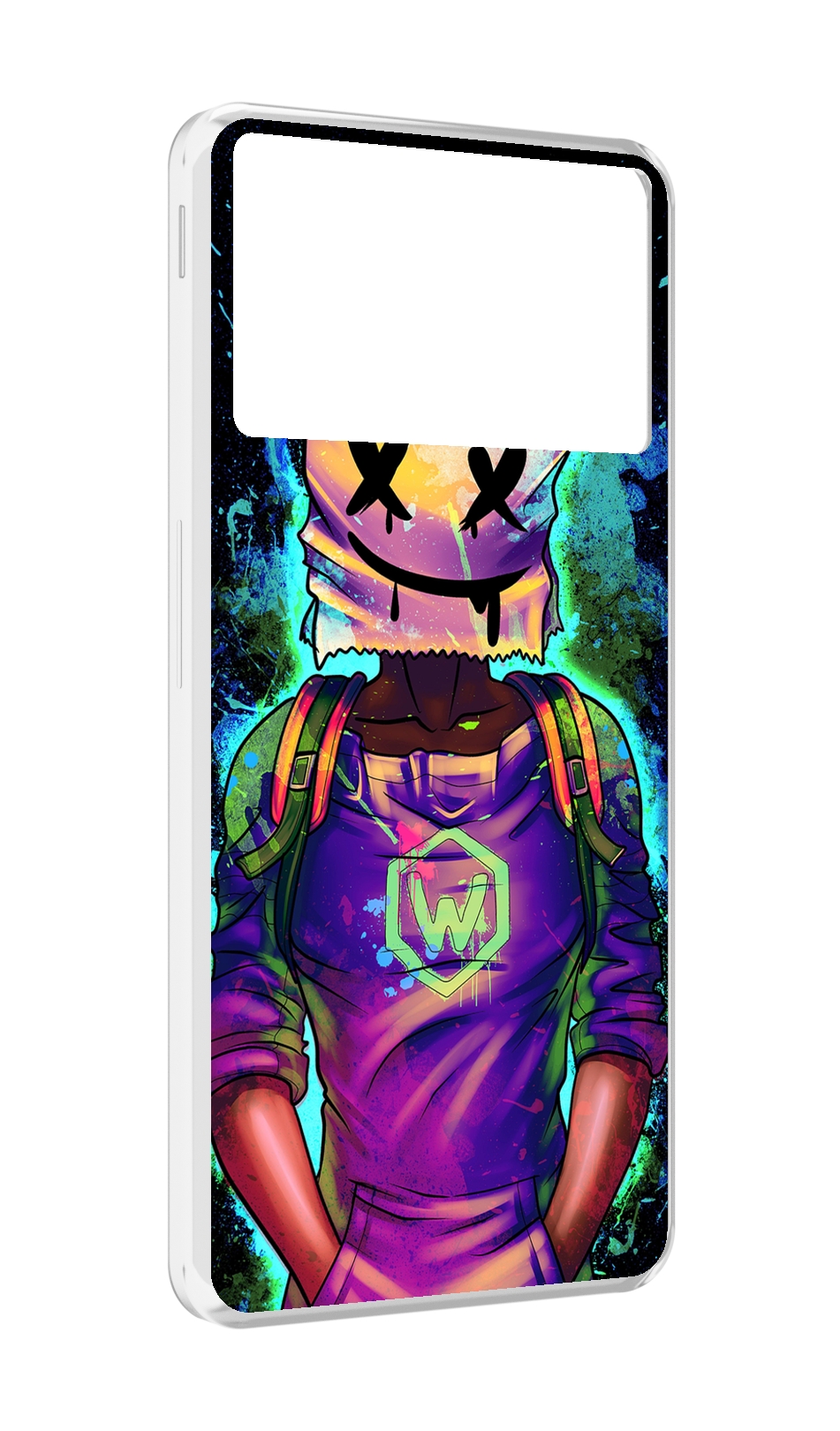 

Чехол MyPads маршмеллоу-глитч для ZTE Nubia Z40S Pro, Прозрачный, Tocco