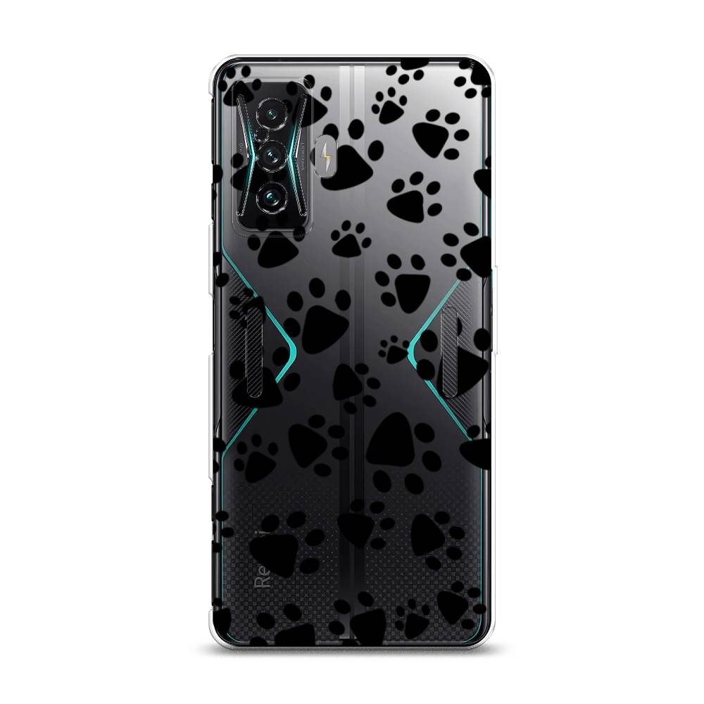 

Чехол Awog на Xiaomi Redmi K50 GE/F4 GT "Лапки черные", Разноцветный, 314350-2