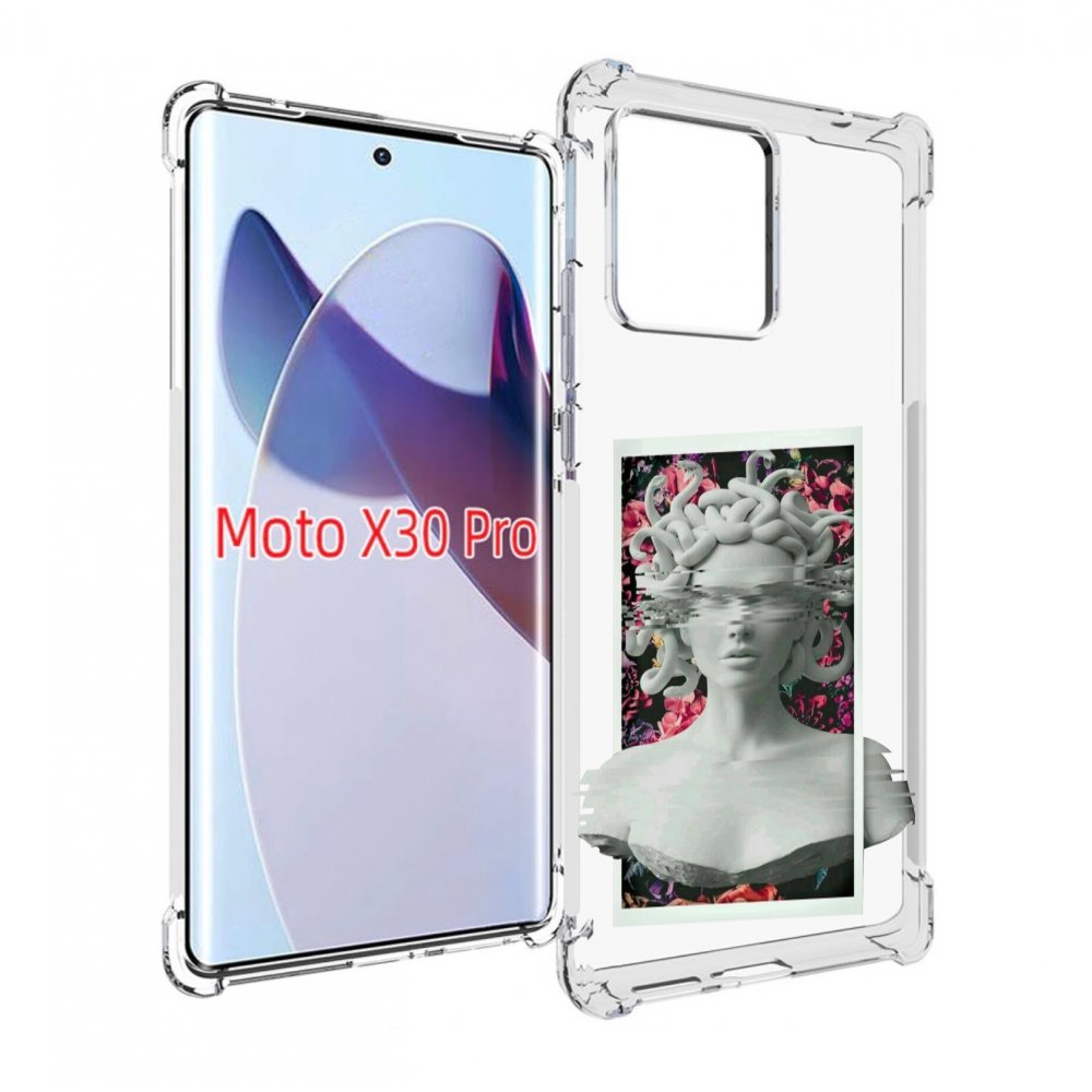 

Чехол MyPads статуя-медузы для Motorola Moto X30 Pro, Прозрачный, Tocco